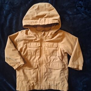 ⭐️ 4/$20 Old Navy Kids Tan Hooded Jacket Size 2T